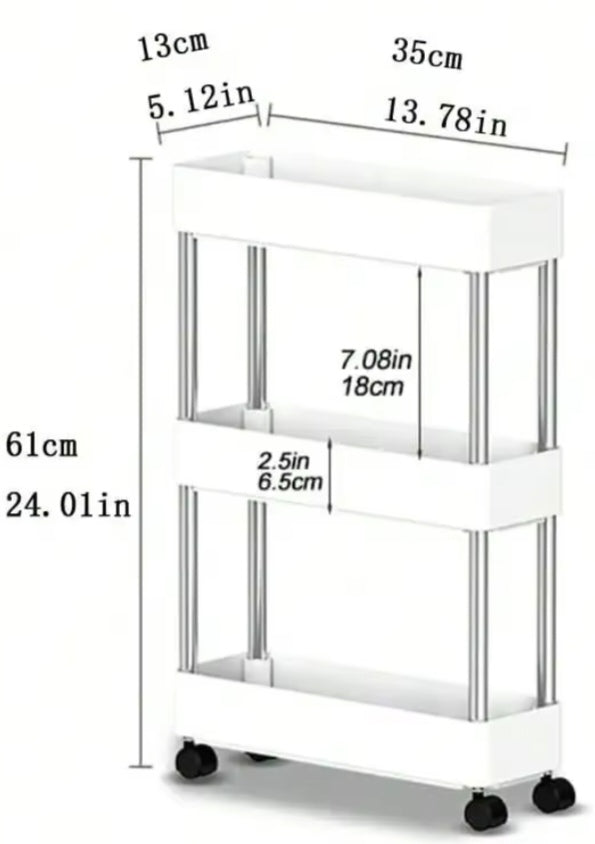 Chariot Slim sur Roulettes