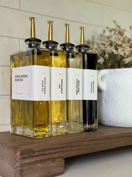 Ensemble de distributeurs d’huile et de vinaigre Organiz Home