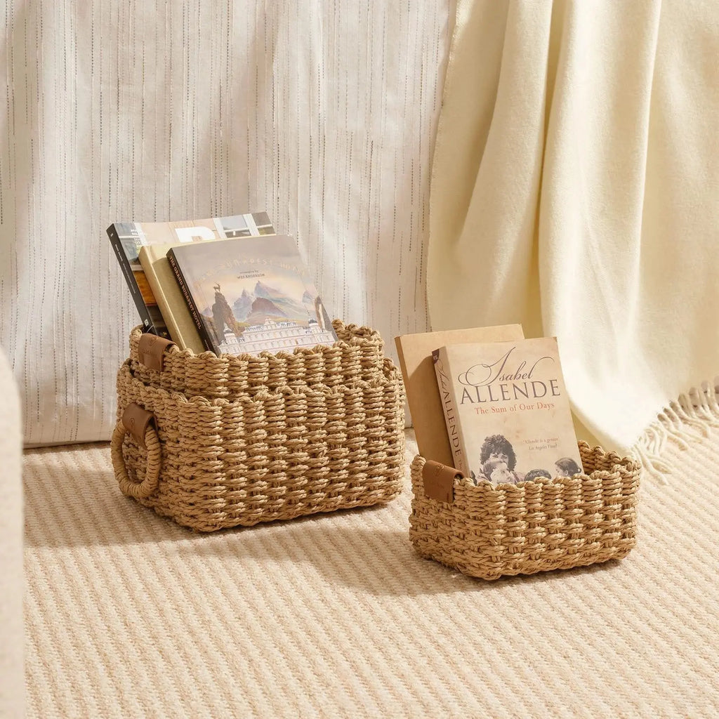 Lot de 3 Paniers de rangement tressés Organiz Home