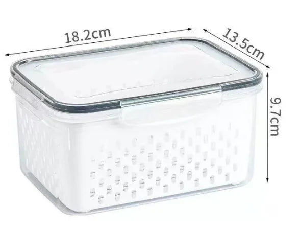 Boîte de conservation avec panier égouttoir Organiz Home
