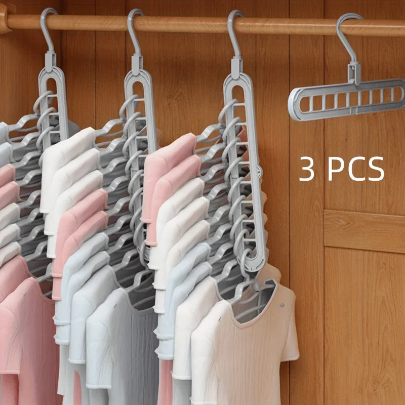 Lot de 3 Cintres Multifonctions Organiz Home