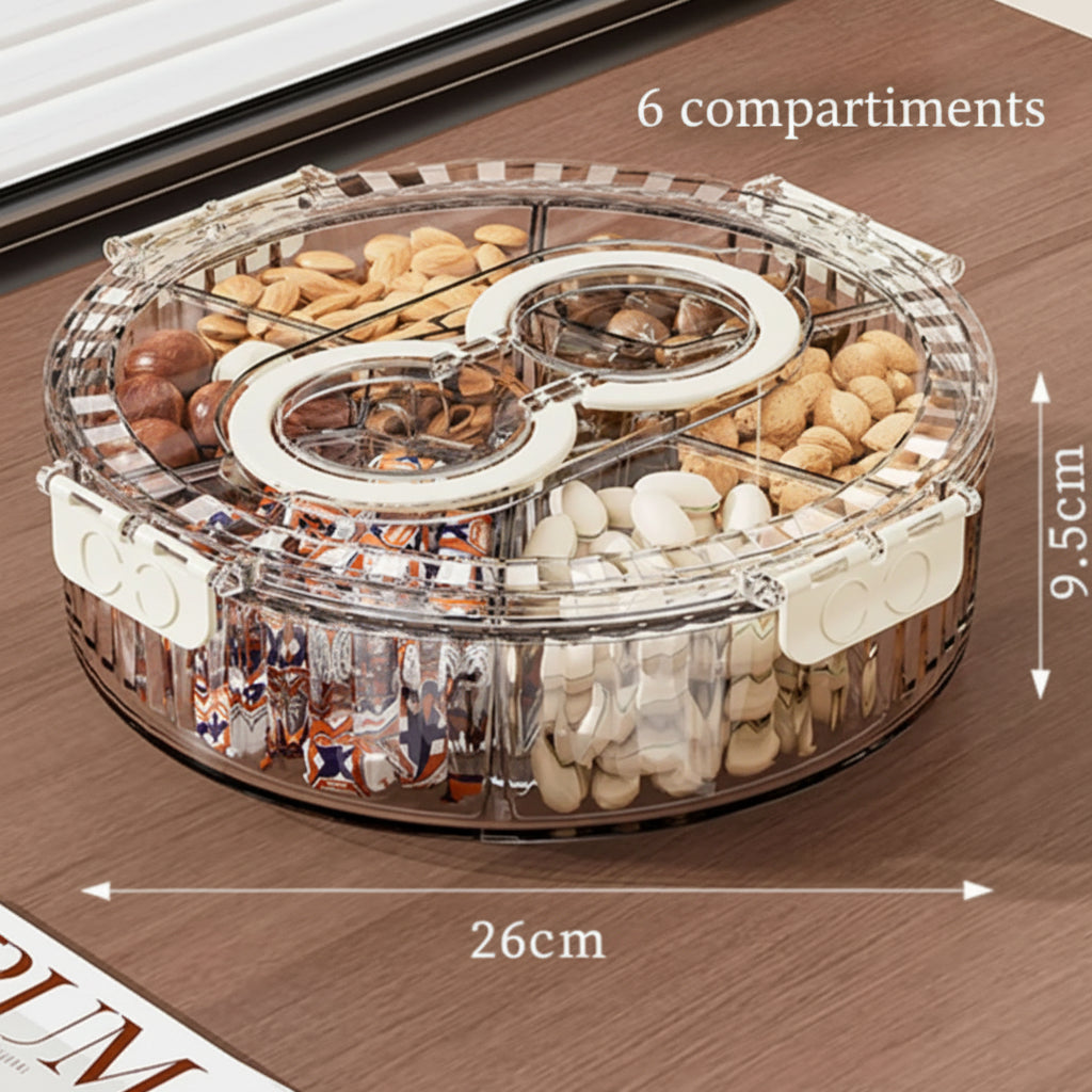 Boîte de Conservation Rotative 360°