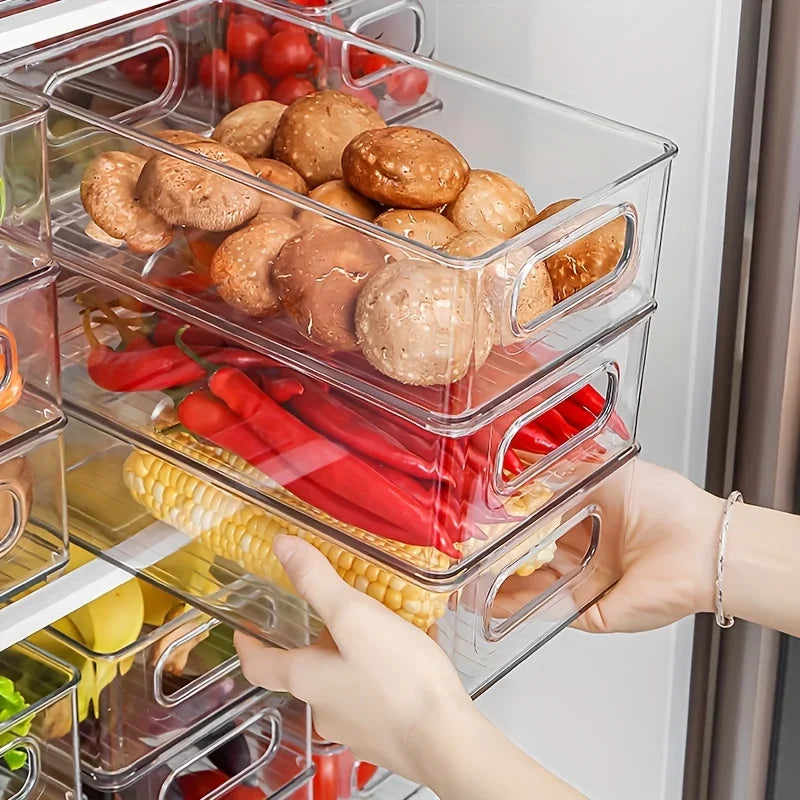Boite de rangement frigo transparentes - Organiz Home