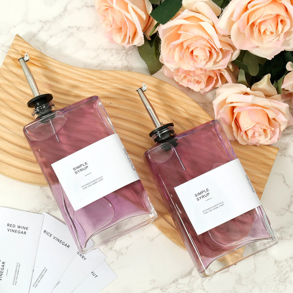 Ensemble de distributeurs d’huile et de vinaigre