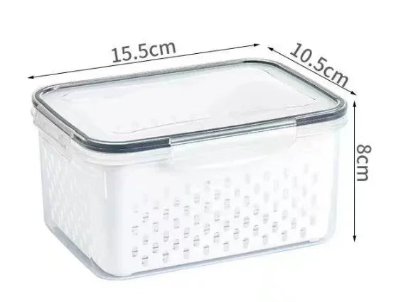 Boîte de conservation avec panier égouttoir Organiz Home
