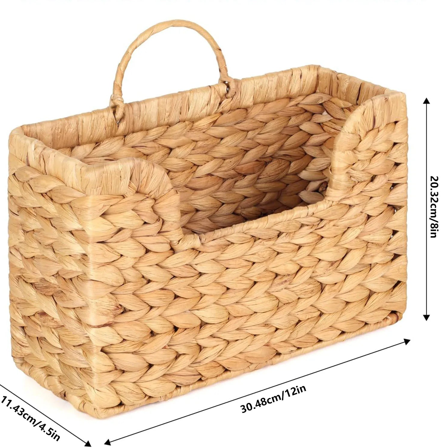 Panier de rangement avec poignée