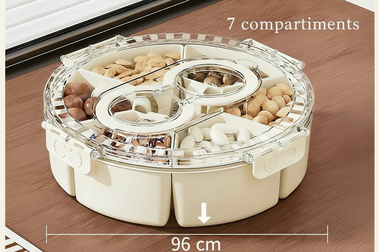 Boîte de Conservation Rotative 360°