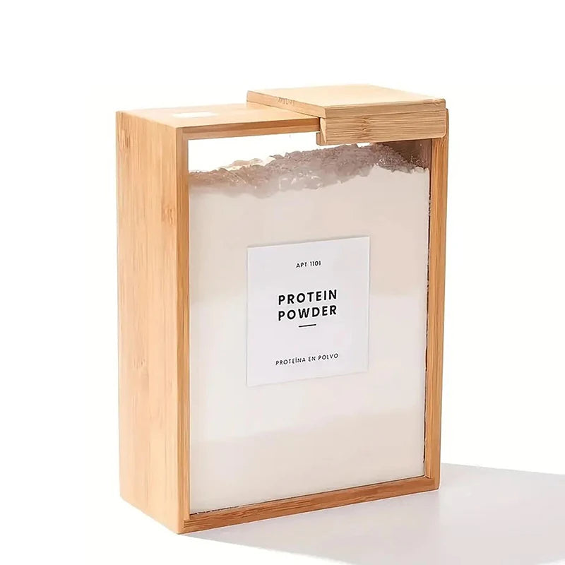 Boite de conservation alimentaire en Bambou - Organiz Home