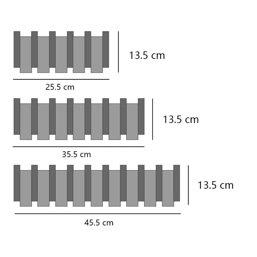 Porte manteau Mural en Bois style piano - Organiz Home