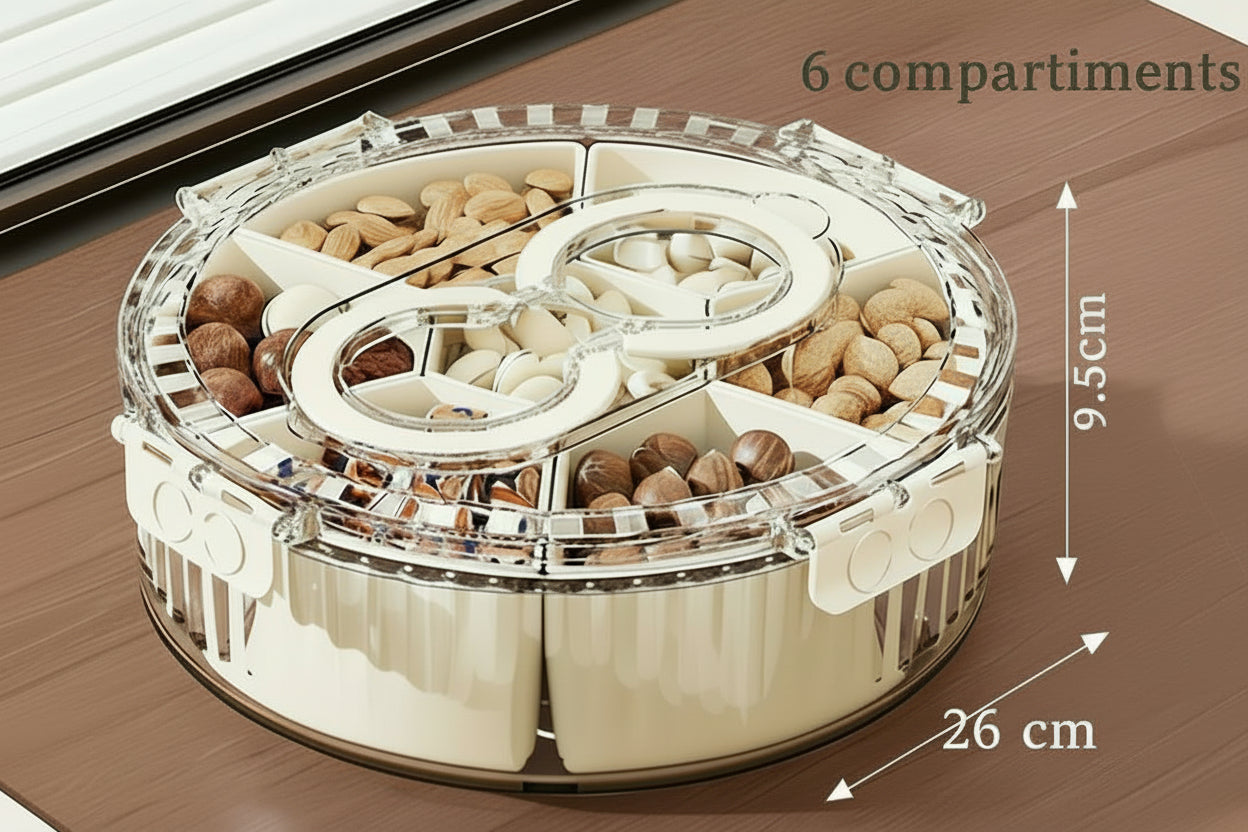 Boîte de Conservation Rotative 360°