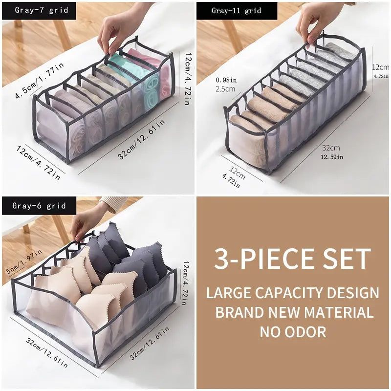Lot de 3 organisateurs de tiroir Organiz Home