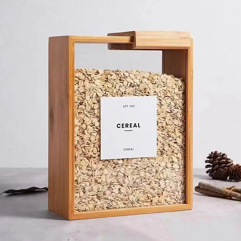 Boite de conservation alimentaire en Bambou - Organiz Home