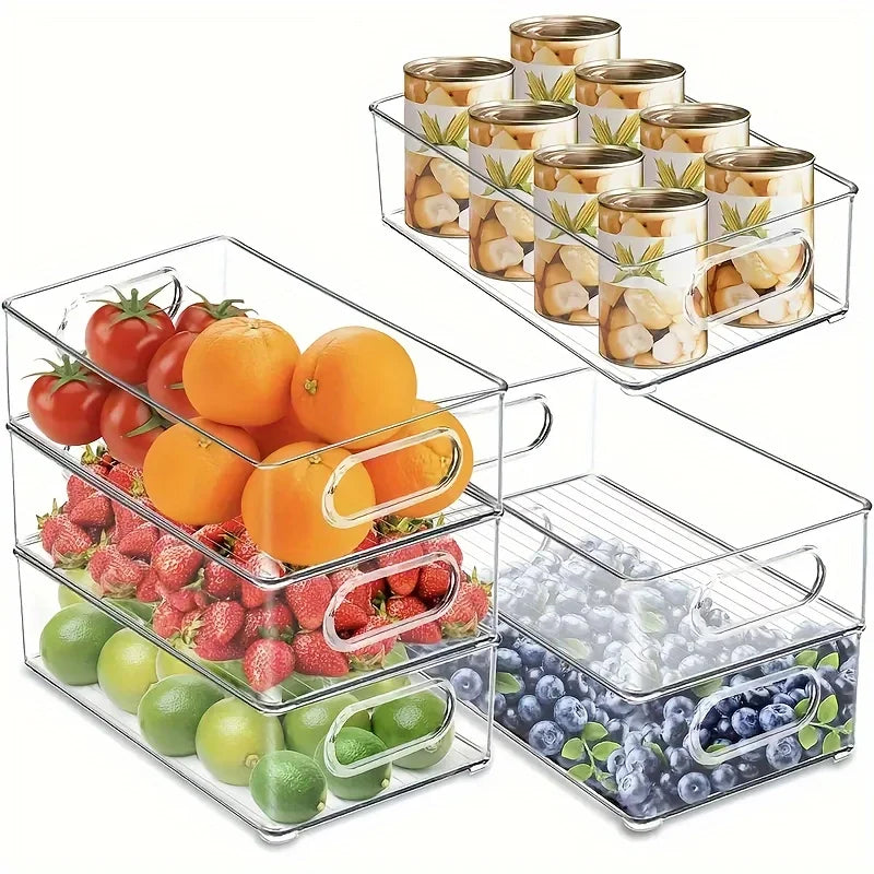 Boite de rangement frigo transparentes - Organiz Home